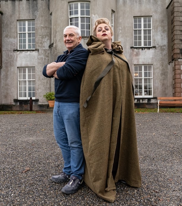 Paudie Moloney and Oliver Callan as Siobhan McSweeney on Callan Kicks the Year 2025