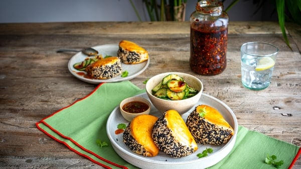 Prawn Toast Bao Buns