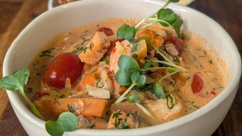 Trisha's seafood chowder