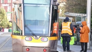 Dublin's Luas Green Line  suspended for the second day  show image