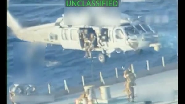 US Homeland Security posts video of seizure of sanctioned oil tanker off coast of Venezuela