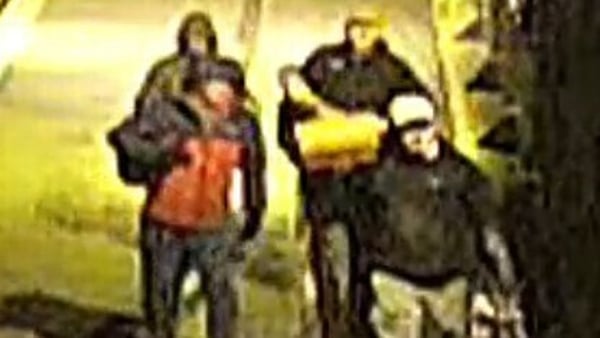 CCTV images of four people linked to museum theft
