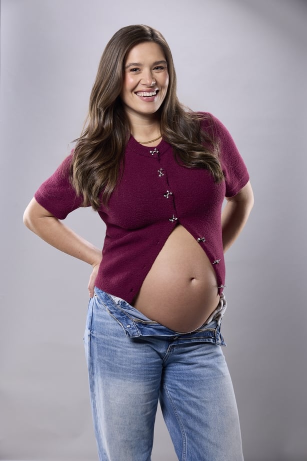 Siomha Ni Ruairc, photographed for her podcast "Labour of Love"