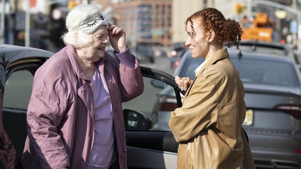 Nina (Erin Kellyman, right) surprises Eleanor (June Squibb) with a day out in Eleanor the Great