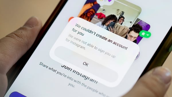 A notification on the Instagram app on a smartphone arranged in Sydney, Australia, on Thursday, Dec. 4, 2025. Australia’s social media ban for youths took effect on Dec. 10, a landmark move that’s drawn global attention at a time governments are increasin
