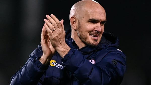 Dublin , Ireland - 11 December 2025; Shelbourne head coach Joey O'Brien after the UEFA Conference League 2025/26 league phase match between Shelbourne and Crystal Palace at Tallaght Stadium in Dublin. (Photo By Ben McShane/Sportsfile via Getty Images)