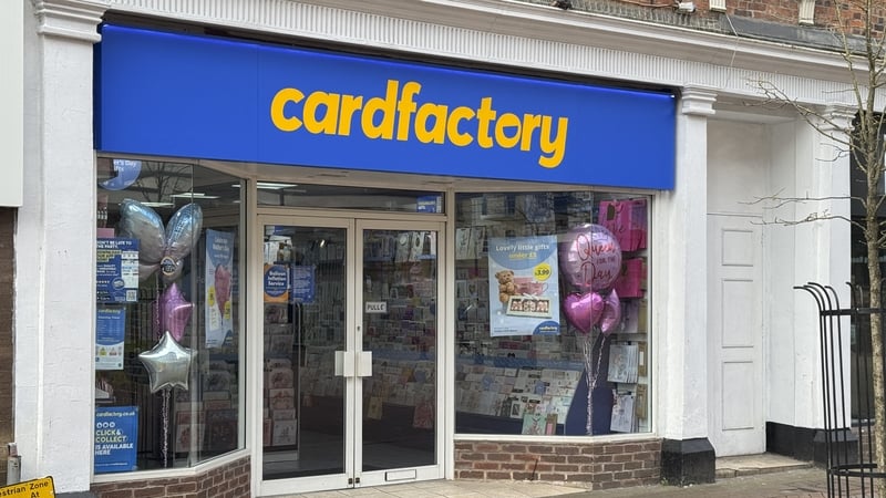 Card Factory has forecast annual adjusted pretax profit between £55-60m - lower than a year earlier.