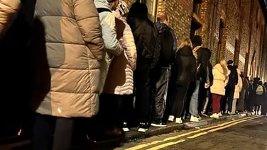 Queue at Capuchin Day Centre