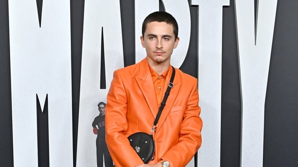 Timothée Chalamet attends the Los Angeles Premiere of Marty Supreme