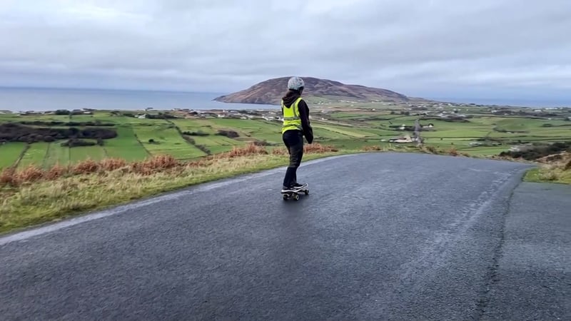 Finish line in sight for Irish skateboarder on epic trip
