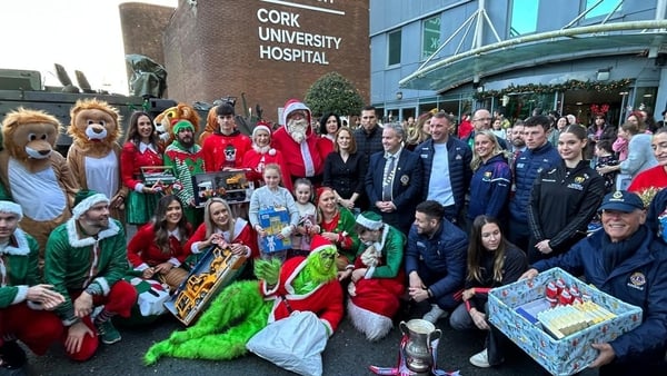 Santa at Cork University Hospital