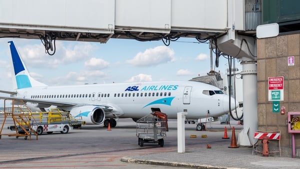 Boeing aircraft of ASL AIRLINES at Milan Malpensa International Airport