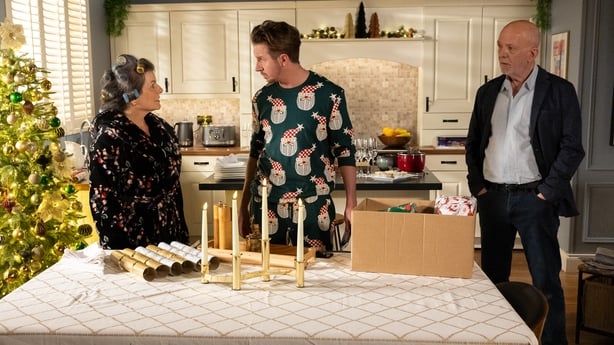 Emma is curious as James refuses to disclose his gift for Anthony