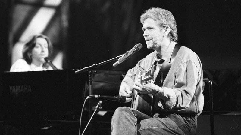 Paul Harrington and Charlie McGettigan performing in the Eurovision Song Contest in 1994