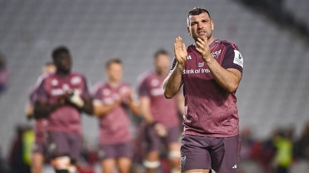 13 December 2025; Tadhg Beirne of Munster after the Investec Champions Cup match between Munster and Gloucester at SuperValu Páirc Ui Chaoimh in Cork. Photo by David Fitzgerald/Sportsfile