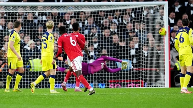 Nottingham Forest's Ibrahim Sangare scores their side's third