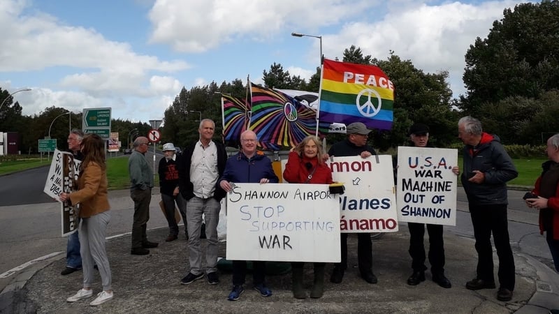 Shannonwatch campaigns against the US military use of Shannon Airport