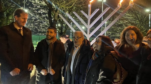 Minister Jim O'Callaghan met the Jewish community at event