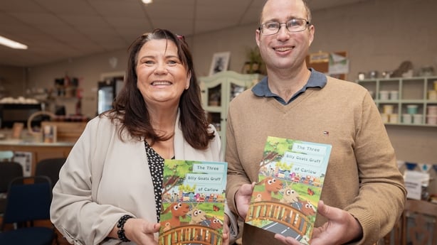 Author and Biodiversity Officer Shane Casey and Illustrator and Climate Action Coordinator Jannette O Brien