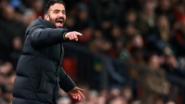 MANCHESTER, ENGLAND - DECEMBER 15: Manchester United head coach / manager Ruben Amorim during the Premier League match between Manchester United and Bournemouth at Old Trafford on December 15, 2025 in Manchester, England. (Photo by Marc Atkins/Getty Image