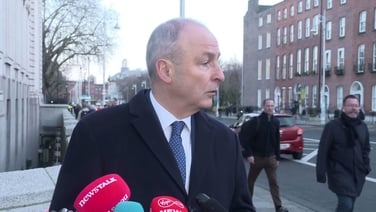 Taoiseach's tense exchange with reporters before Cabinet