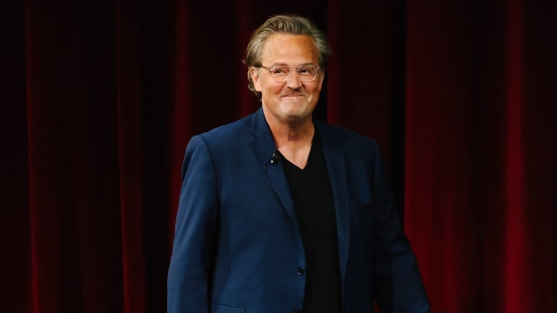 Matthew Perry died at the age of 54 at his LA home (file image)