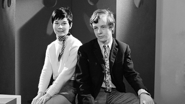Brenda Kneapsey and Seamus Sheridan (1969) presenting Motley aged 19, from the TV series Keys To My Life