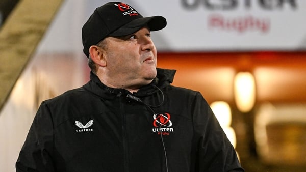 5 December 2025; Ulster head coach Richie Murphy before the EPCR Challenge Cup match between Ulster and Racing 92 at Affidea Stadium in Belfast. Photo by Ramsey Cardy/Sportsfile