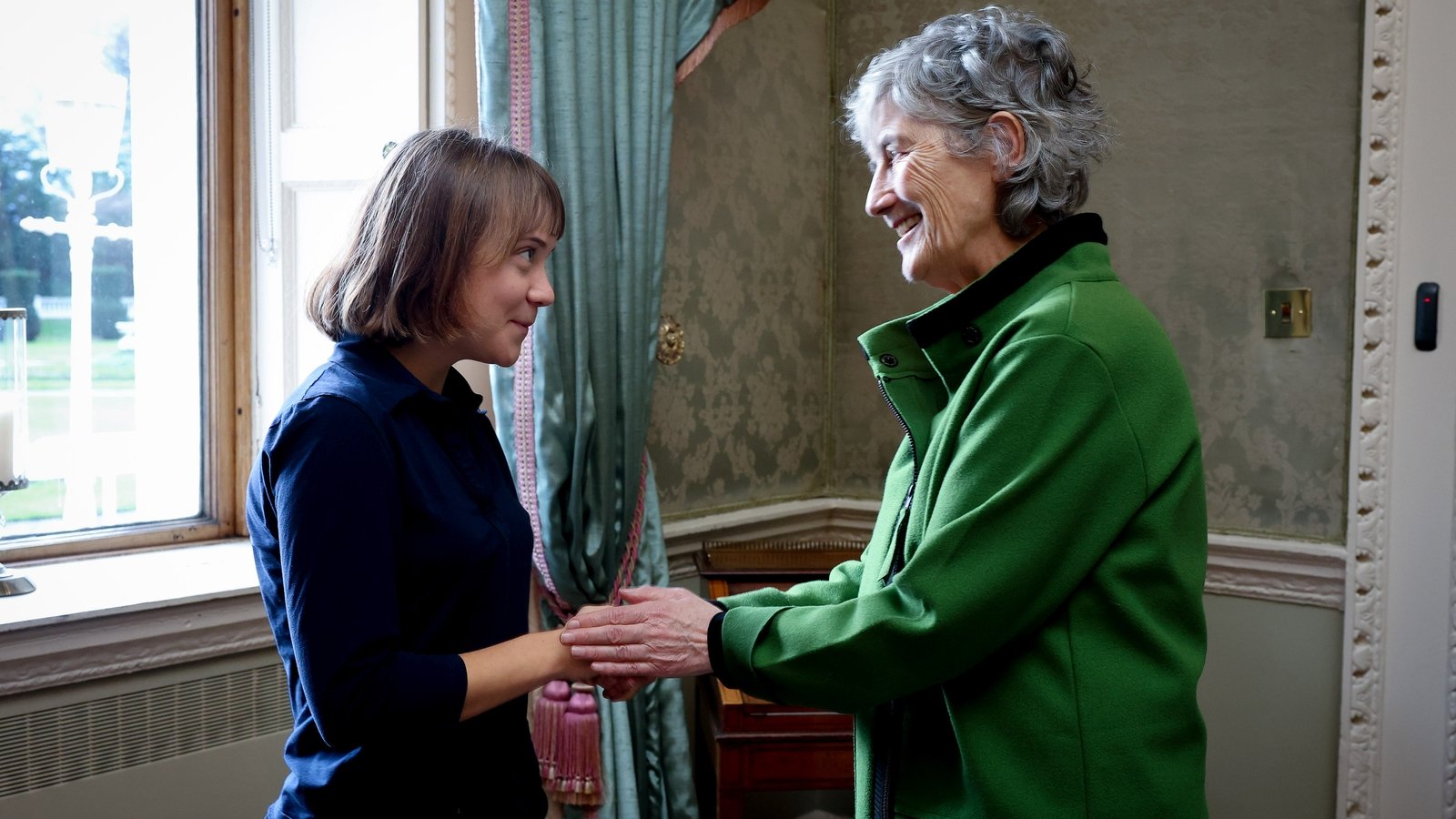 President meets climate activist Greta Thunberg at Áras