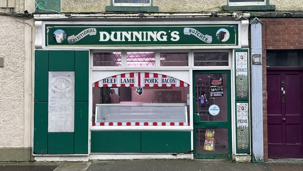 Dunnings Butchers, Connaught Street, Athlone closed in April 2025