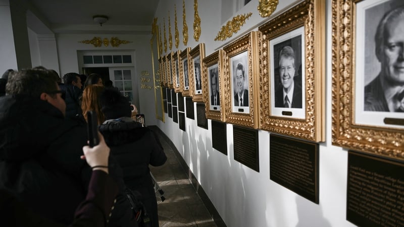 US President Donald Trump replaced former president Joe Biden's photo with an autopen, and described him as the 'worst President in American history'