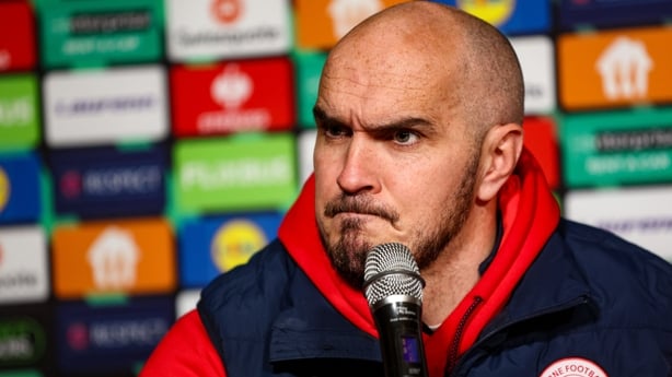 17 December 2025; Shelbourne head coach Joey O'Brien during a Shelbourne media conference at Z'dežele Stadium in Celje, Slovenia. Photo by Luka Vovk/Sportsfile