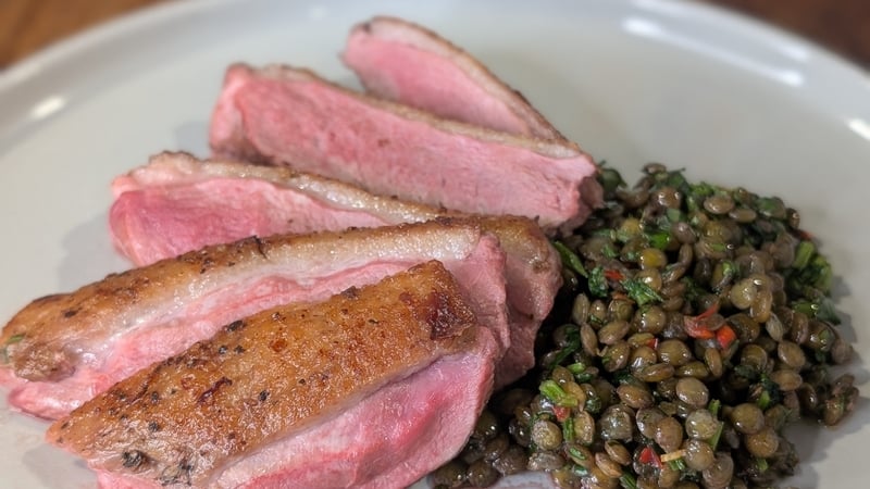 Rachel Allen's pan-fried duck breasts with orange and redcurrant glaze