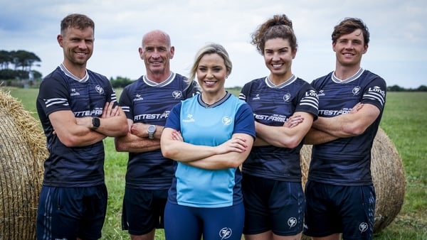 Anna Geary and competitors on IFF