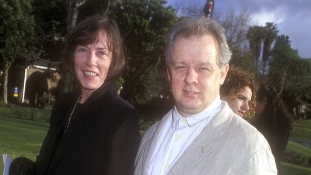 Jim Sheridan and his wife Fran pictured in 1994