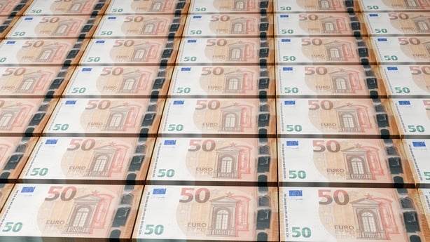 Digitally Generated Image , 3D rendered of 50 euro notes