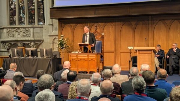 PCI Moderator Rt Rev Dr Richard Murray 2 addressing the Special General Assembly