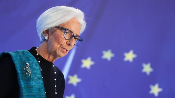Christine Lagarde, president of the European Central Bank (ECB), at a rates decision news conference in Frankfurt, Hesse, Germany, on Thursday, Dec. 18, 2025. The European Central Bank left interest rates unchanged for a fourth straight meeting as inflati