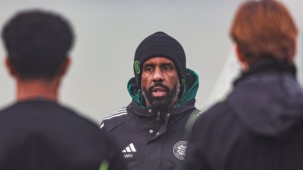 Celtic Manager Wilfried Nancy during a Celtic training session at Lennoxtown Training Centre, on December 16, 2025, in Glasgow, Scotland. (Photo by Craig Williamson/SNS Group via Getty Images)