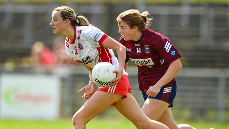 Aoife Horisk in action for Tyrone against Westmeath in the TG4 All-Ireland Intermediate Championship semi-finals