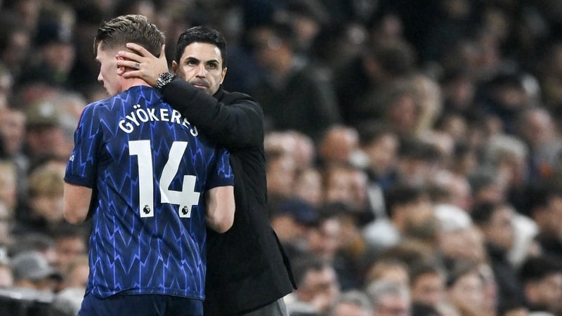 Mikel Arteta believes physical issues have hampered Viktor Gyokeres' progress at the club