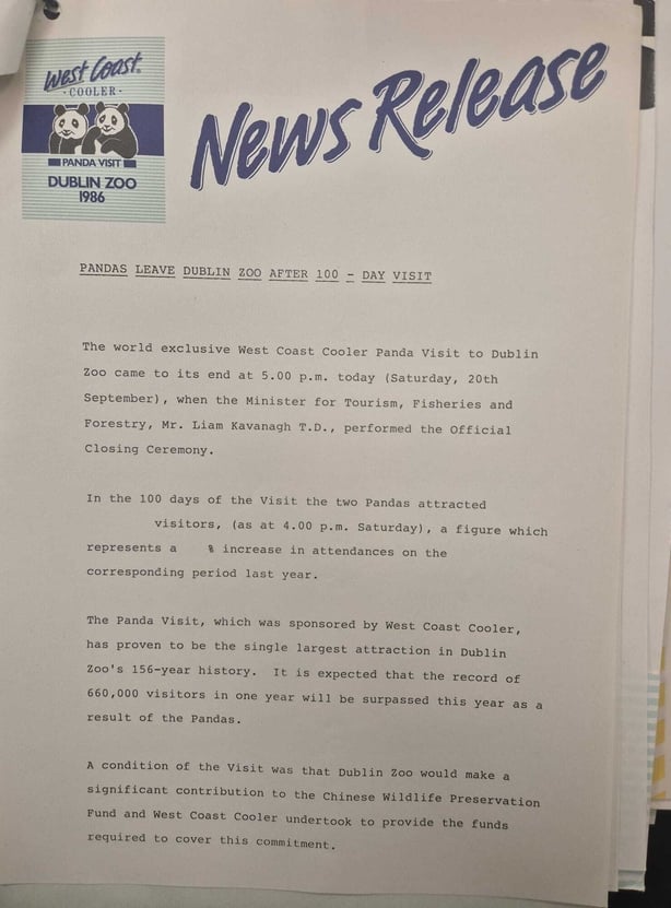 Panda visit - a great success