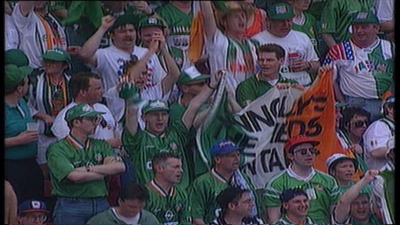 Lucht tacaíochta na hÉireann ag Corn an Domhain 1994