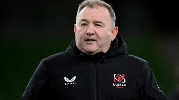 19 December 2025; Ulster head coach Richie Murphy before the United Rugby Championship match between Leinster and Ulster at the Aviva Stadium in Dublin. Photo by Brendan Moran/Sportsfile
