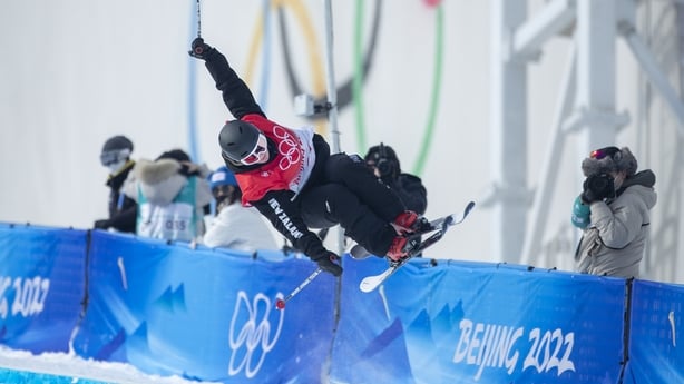 Anja Barugh of New Zealand in action during the Women's Freeski Halfpipe Qualification at Genting Snow Park during the Winter Olympic Games on February 17th, 2022 in Zhangjiakou, China. (Photo by Tim Clayton/Corbis via Getty Images)