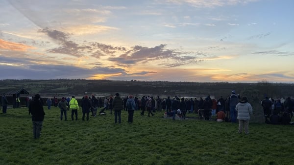 People gather for Winter Solstice at Newgrange