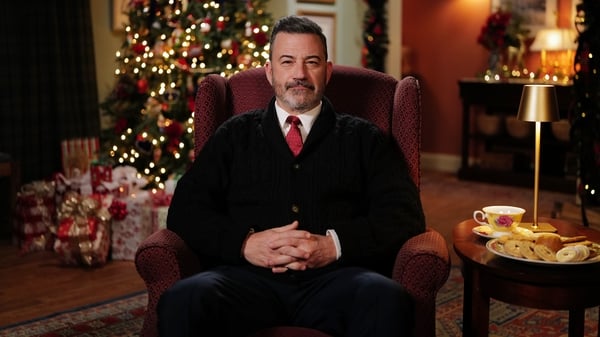 Undated handout photo issued by Channel 4 of US chat show host Jimmy Kimmel who will deliver Channel 4's 2025 Alternative Christmas Message, saying it has been a "great year" from "a fascism perspective". Issue date: Sunday December 21, 2025. PA Photo. Ph