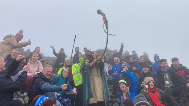 Winter Solstice celebrations on Slieve Guillon in Co Armagh