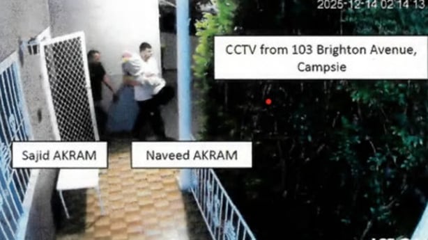 Naveed and Sajid Akram pictured on CCTV