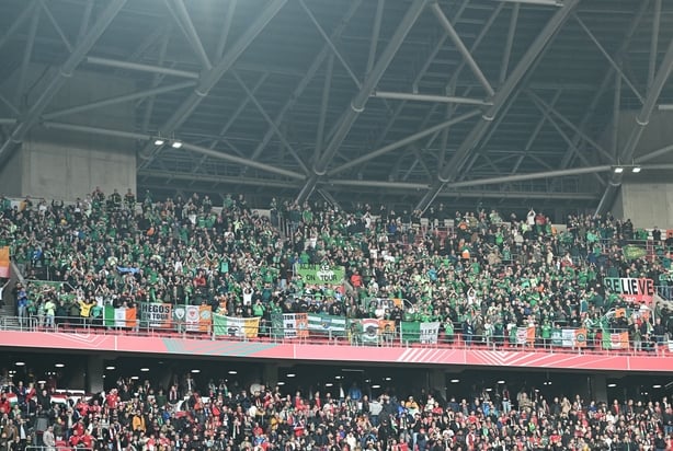 Irish fans in Budapest for World Cup qualifier against Hungary - November 2025